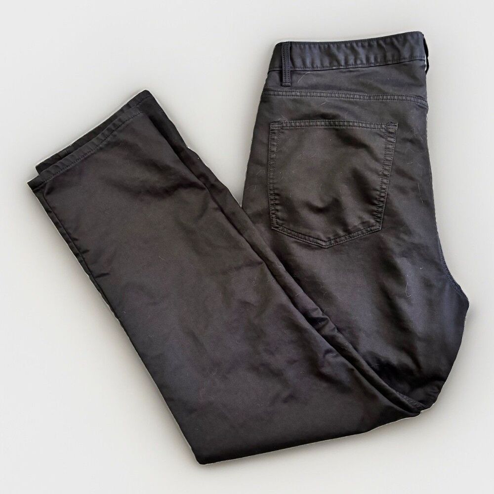 Quince Comfort Stretch Traveler 5 Pocket Pants Men's Size 38x34 Black Work